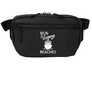 Wo's Bon Voyage Beaches Cruise Ship Graphic For Cruisers Crossbody Pack