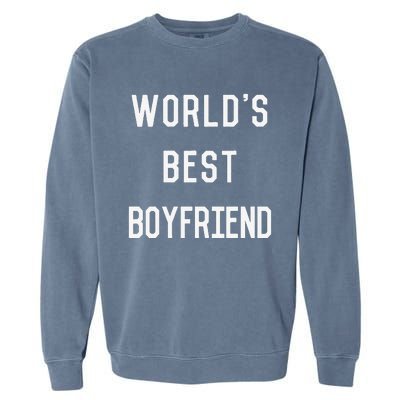 World's Bestfriend Valentine's Day Couple Garment-Dyed Sweatshirt