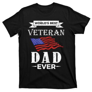 WorldS Best Veteran Dad Ever T-Shirt