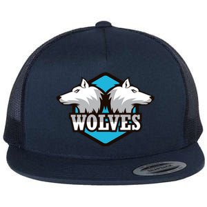 Wolf Brand Flat Bill Trucker Hat