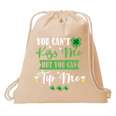 Waitress Bartender Waiter St Patrick's Day Lucky Shamrock Cool Gift Drawstring Bag