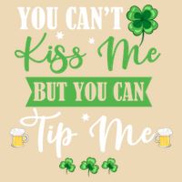 Waitress Bartender Waiter St Patrick's Day Lucky Shamrock Cool Gift Zip Tote Bag