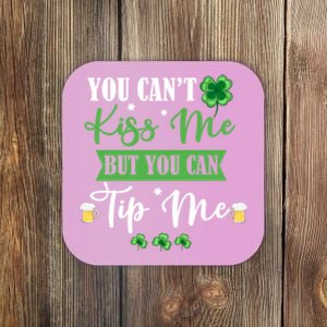 Waitress Bartender Waiter St Patrick's Day Lucky Shamrock Cool Gift Coaster