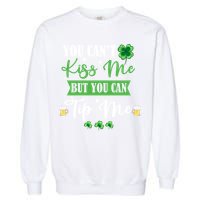 Waitress Bartender Waiter St Patrick's Day Lucky Shamrock Cool Gift Garment-Dyed Sweatshirt