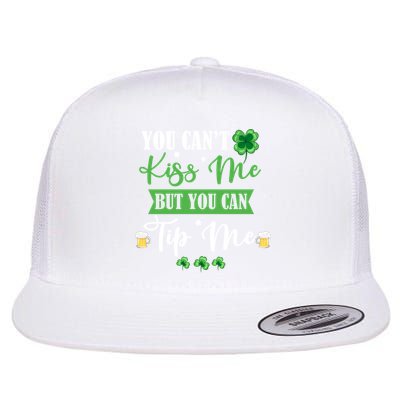Waitress Bartender Waiter St Patrick's Day Lucky Shamrock Cool Gift Flatbill Hat