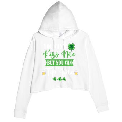 Waitress Bartender Waiter St Patrick's Day Lucky Shamrock Cool Gift Crop Fleece Hoodie