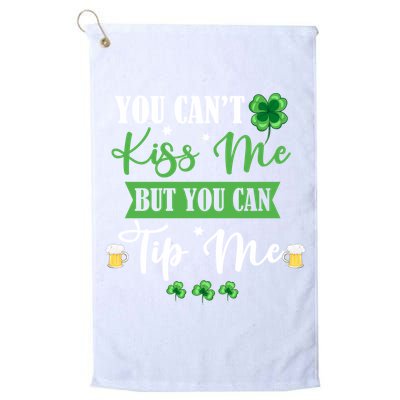 Waitress Bartender Waiter St Patrick's Day Lucky Shamrock Cool Gift Golf Towel