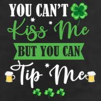 Waitress Bartender Waiter St Patrick's Day Lucky Shamrock Funny Gift Adult Drive Performance Visor
