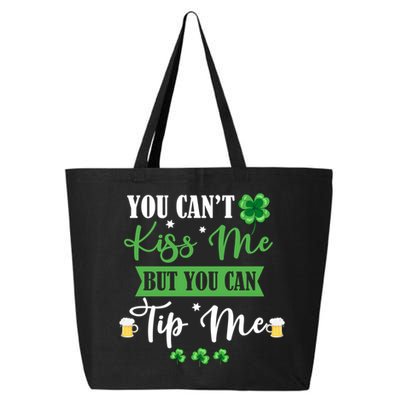 Waitress Bartender Waiter St Patrick's Day Lucky Shamrock Funny Gift 25L Jumbo Tote