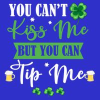Waitress Bartender Waiter St Patrick's Day Lucky Shamrock Funny Gift Short Acrylic Beanie