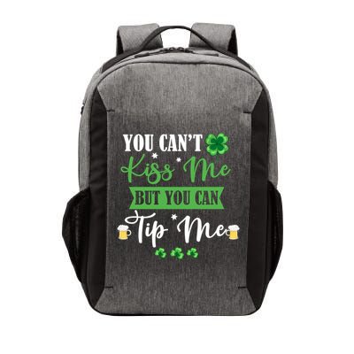 Waitress Bartender Waiter St Patrick's Day Lucky Shamrock Funny Gift Vector Backpack