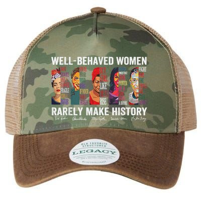 Well Behaved Women Rarely Make History Legacy Tie Dye Trucker Hat
