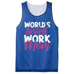 WorldS Bestest Work Mom Amazing Mother Best Mommy Ever Gift Mesh Reversible Basketball Jersey Tank