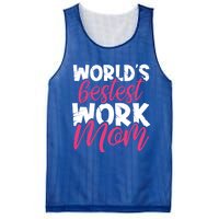 WorldS Bestest Work Mom Amazing Mother Best Mommy Ever Gift Mesh Reversible Basketball Jersey Tank