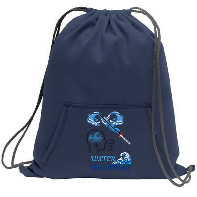 Water Breathing Sweatshirt Cinch Pack Bag