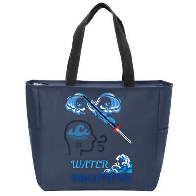 Water Breathing Zip Tote Bag