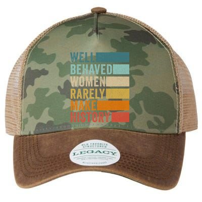 Well Behaved Women Rarely Make History Legacy Tie Dye Trucker Hat