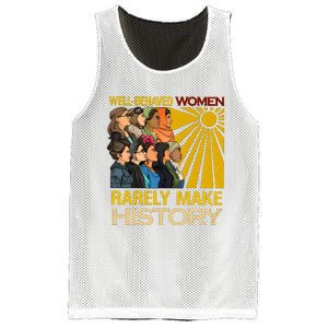 Well Behaved Women Rarely Make History Black History Month Black Lives Matter Mesh Reversible Basketball Jersey Tank