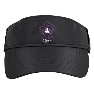 Womens Black Womens Afro Hair Aries Queen Birthday Gift Adult Drive Performance Visor