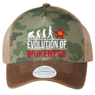 Wokeness Breeds Weakness Legacy Tie Dye Trucker Hat