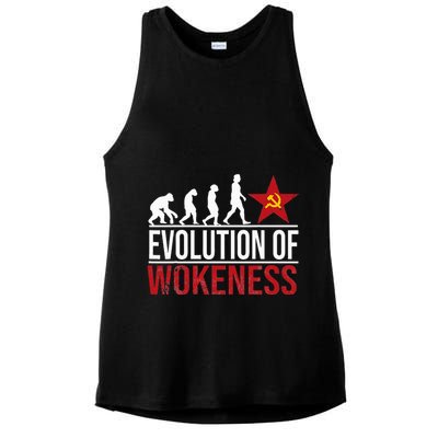 Wokeness Breeds Weakness Ladies PosiCharge Tri-Blend Wicking Tank
