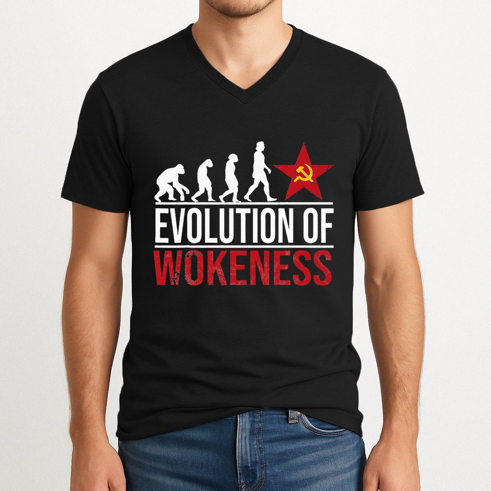 Wokeness Breeds Weakness V-Neck T-Shirt