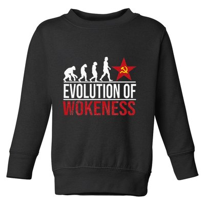 Wokeness Breeds Weakness Toddler Sweatshirt
