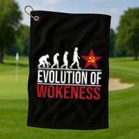 Wokeness Breeds Weakness Golf Towel
