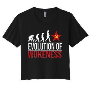 Wokeness Breeds Weakness Women's Crop Top Tee