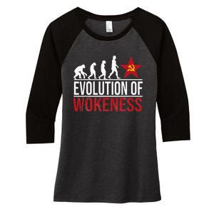 Wokeness Breeds Weakness Women's Tri-Blend 3/4-Sleeve Raglan Shirt