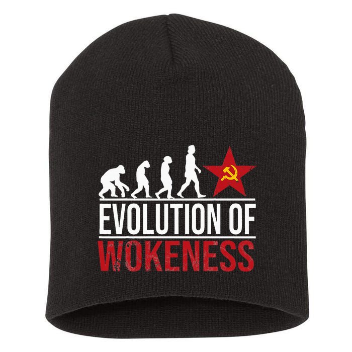 Wokeness Breeds Weakness Short Acrylic Beanie