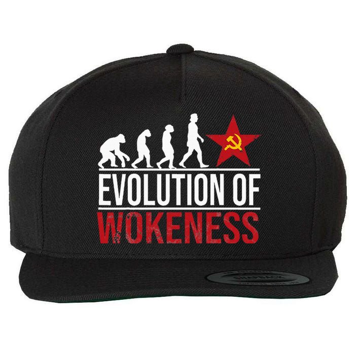 Wokeness Breeds Weakness Wool Snapback Cap