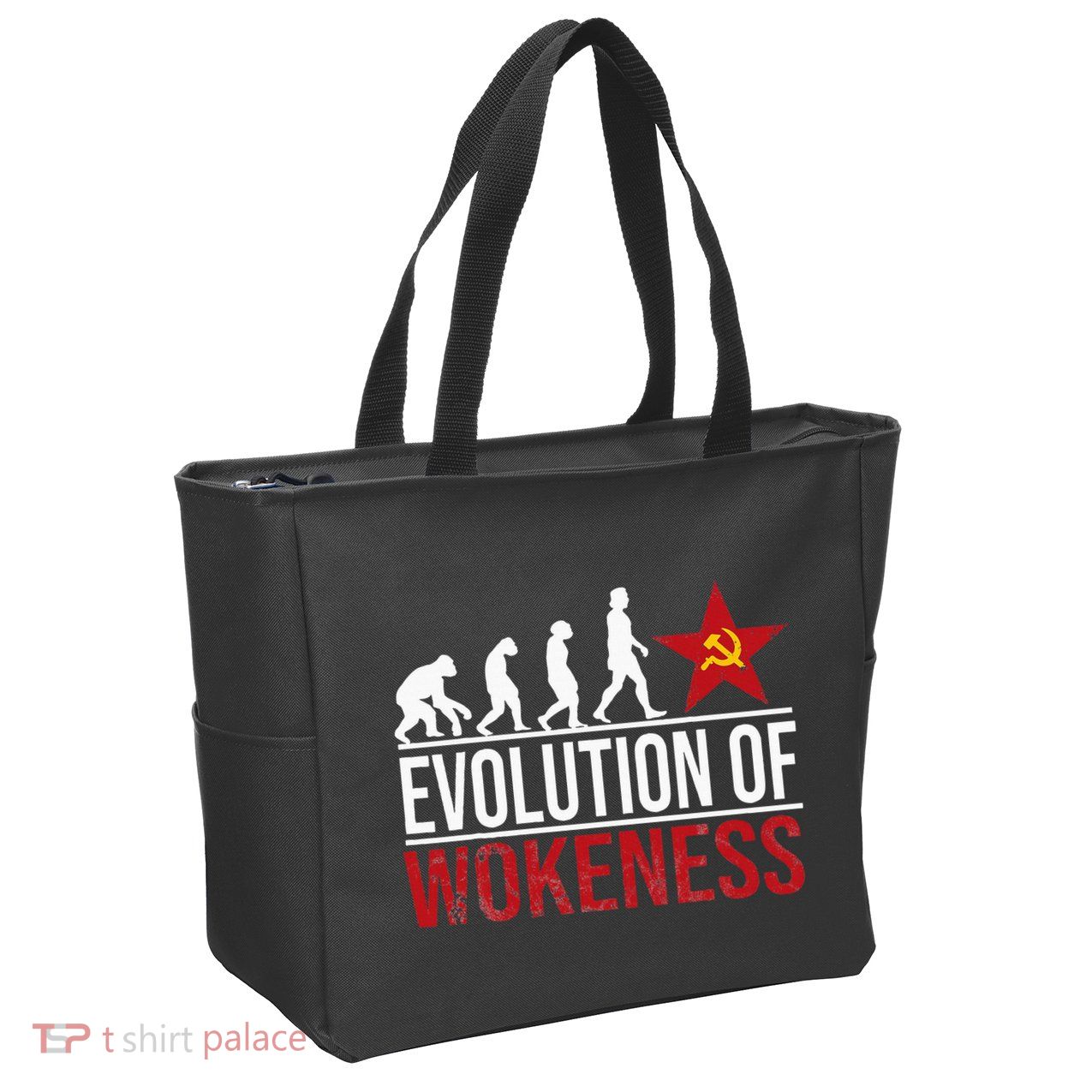 Wokeness Breeds Weakness Zip Tote Bag