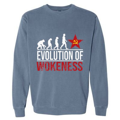 Wokeness Breeds Weakness Garment-Dyed Sweatshirt