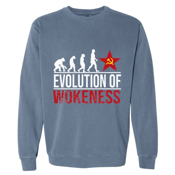 Wokeness Breeds Weakness Garment-Dyed Sweatshirt