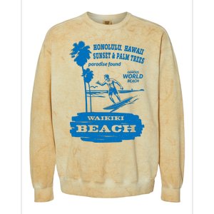 Waikiki Beach Colorblast Crewneck Sweatshirt