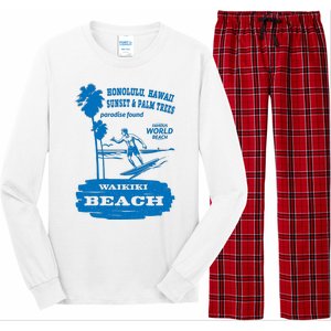 Waikiki Beach Long Sleeve Pajama Set