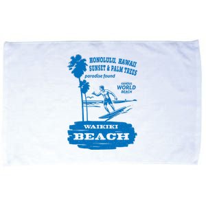 Waikiki Beach Microfiber Hand Towel