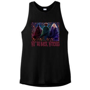 WeRe Back Witches Sanderson Sisters Witch Halloween Horror Character Ladies PosiCharge Tri-Blend Wicking Tank