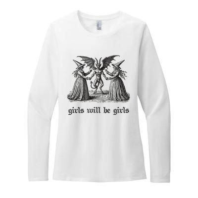 Will Be Witch Vintage Halloween Womens CVC Long Sleeve Shirt