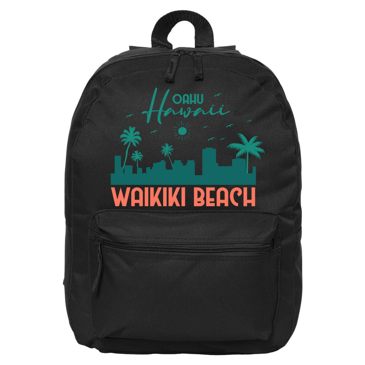 Waikiki Beach 16 in Basic Backpack