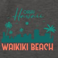 Waikiki Beach Vector Backpack