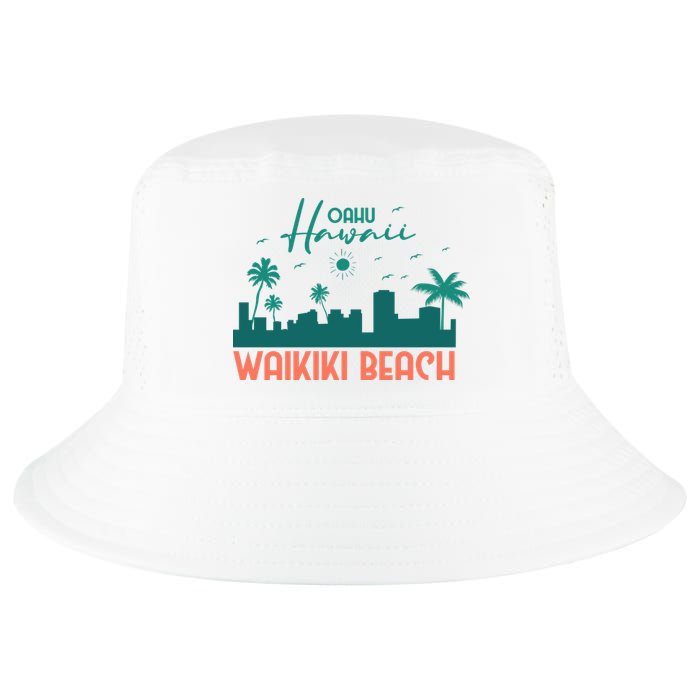 Waikiki Beach Cool Comfort Performance Bucket Hat