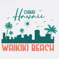 Waikiki Beach Cooling Performance Crew T-Shirt