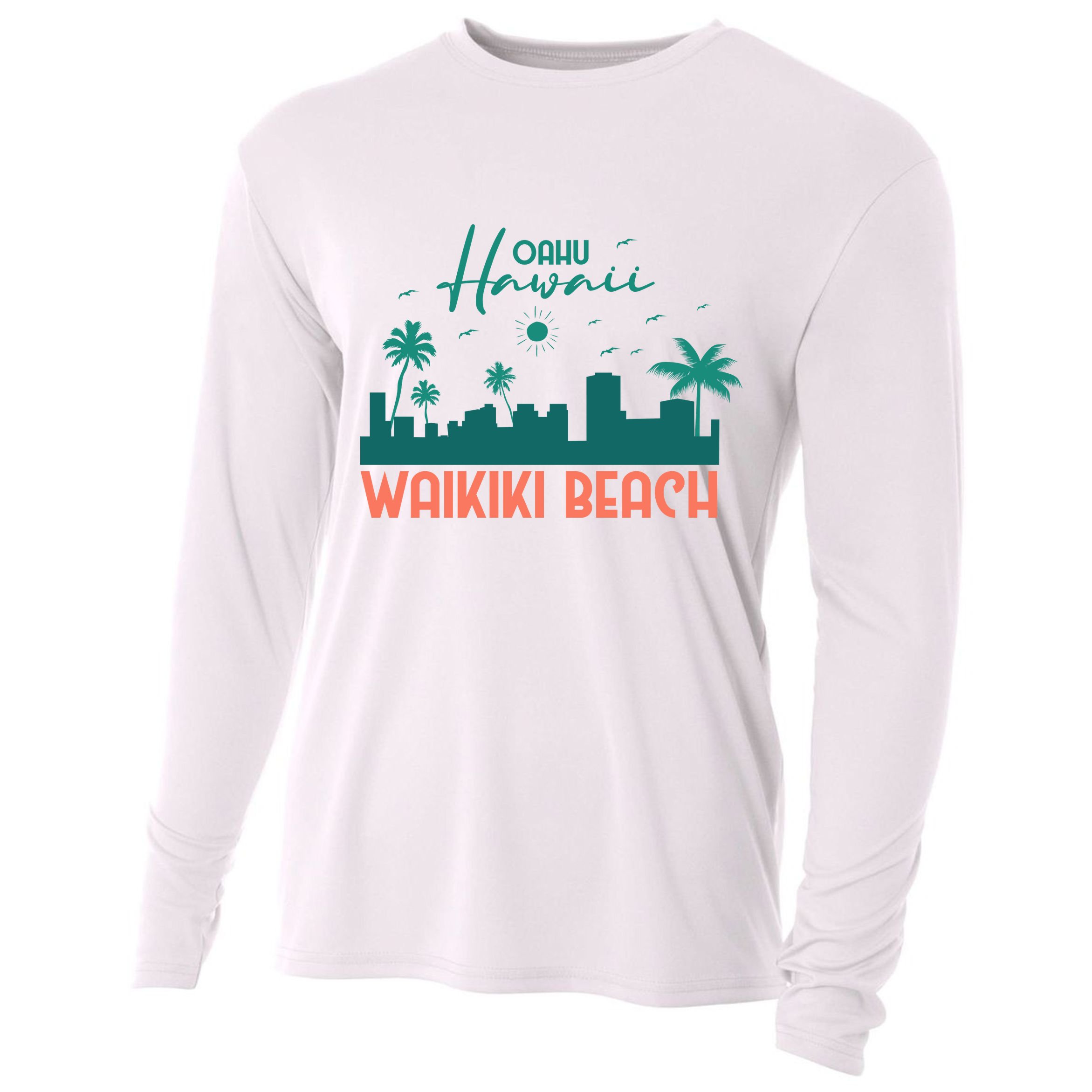 Waikiki Beach Cooling Performance Long Sleeve Crew
