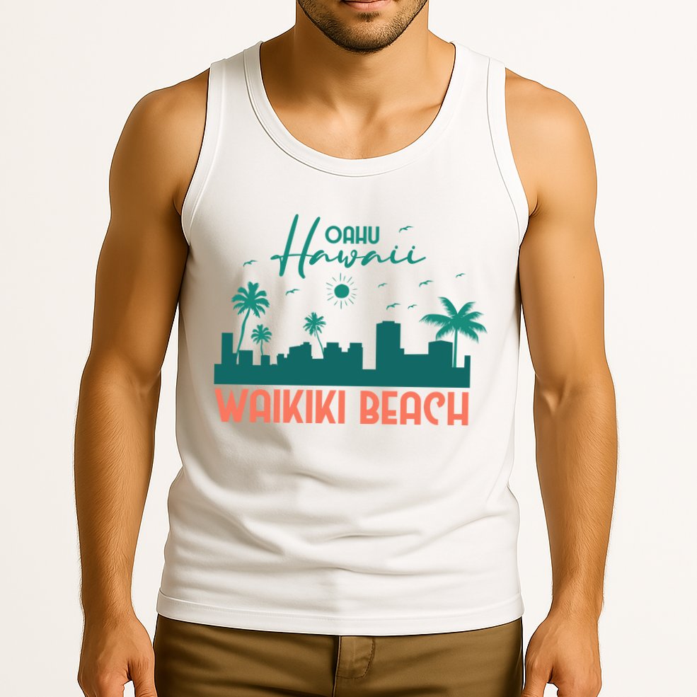 Waikiki Beach Tank Top