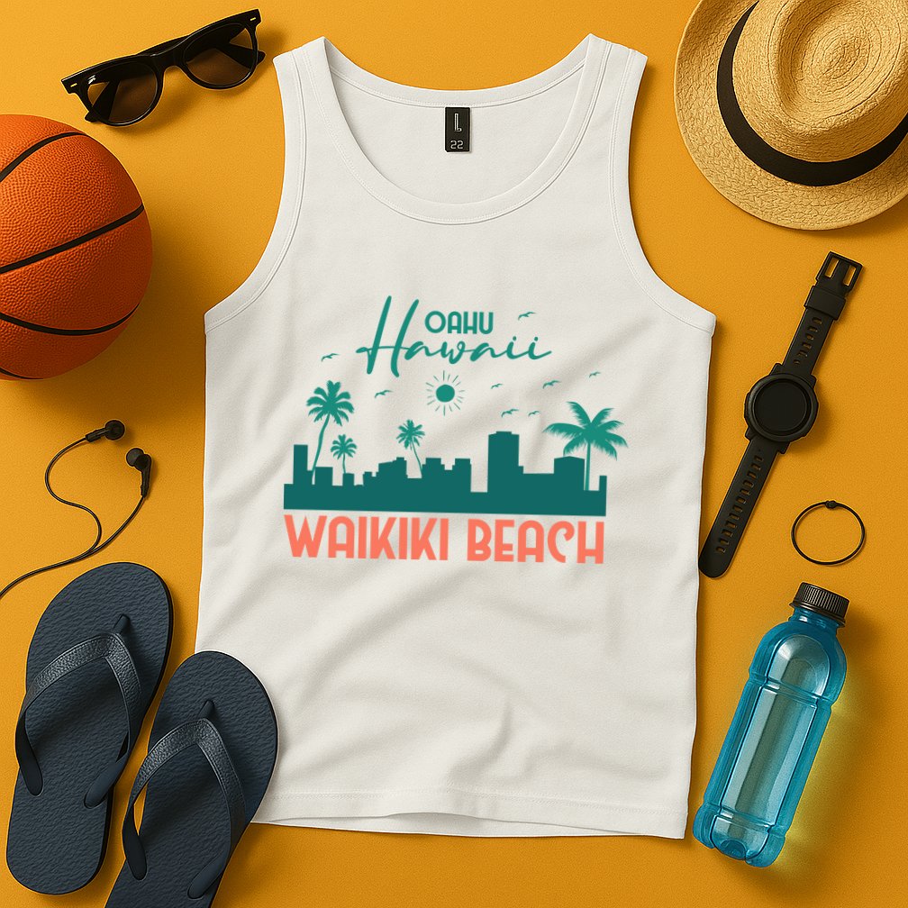 Waikiki Beach Tank Top