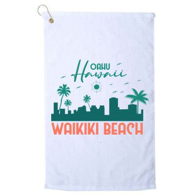Waikiki Beach Golf Towel