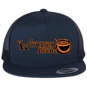 Witches Brew Flat Bill Trucker Hat