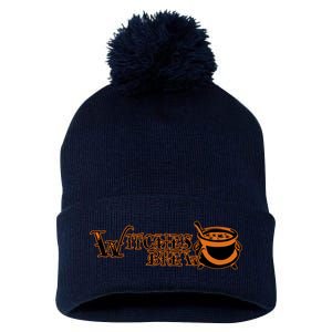 Witches Brew Pom Pom 12in Knit Beanie